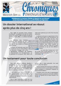 Chroniques n°1 : Télécharger le pdf